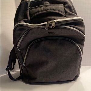 Gray backpack